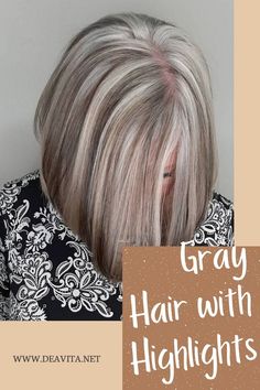 Adding White Highlights To Grey Hair, Gray With Blonde Highlights Grey Hair, Natural Silver Hair With Lowlights, White Hair Blonde Highlights, Lowlites On Grey Hair, Grey Hair To Blonde Shades, Color To Mix With Grey Hair, Low Lights On Gray Hair Over 50, Blonde Highlights With Gray Hair