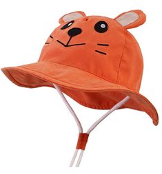 This Baby Bucket Hat with a "cute tiger" design and a floppy brim, will keep the sun away from little eyes and the back of the neck. It is a perfect cap for playing at the backyard, picnic or a photoshoot session. Great present for a birthday or other significant event.Material: Cotton Ages: 6 - 12 Months * Adjust the chin strap to easily create the best possible fit, that way, the hat can be tightened or loosened as needed.* Lightweight and easily foldable to fit in a pocket, perfect for travel Baby Sun Protection, Baby Bucket Hat, Girls Hats, Kids Sun, Backyard Picnic, Cute Tiger, Cute Tigers, Sun Protection Hat