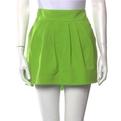 Such A Cute Skirt. Never Worn. Was A Little Too Big In The Waist For Me. Has A Side Zipper High Waist Green Skort For Spring, Green High Waist Skort For Party, High Waist Green Skort For Party, Green Mini Pleated Skirt For Spring, High Waist Green Pleated Skirt For Spring, Green Pleated Party Skort, Green Mini Length Skort With Lined Skirt, Elegant Green Skort For Summer, Elegant Green Summer Skort