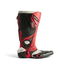 Men's Biker Boot in Red/white/black | Balenciaga US