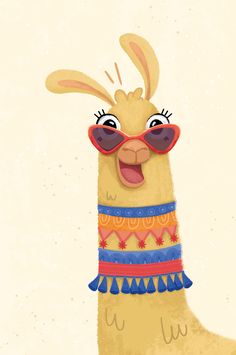 Memory Game "Llamas and Alpacas" :: Behance Funny Llama, Cute Graphics, Happy Minds, Bag Art