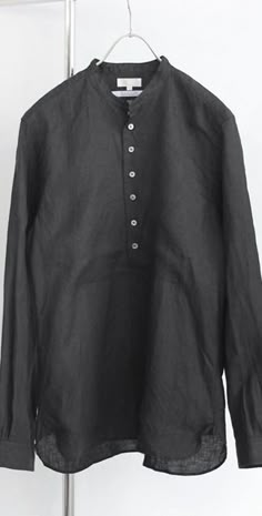 Band Collar Shirt, How To Look Attractive, Banded Collar Shirts, Collarless Shirt, Fashion Group