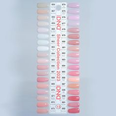 DND Sheer Collection 36 Colors Duo Gel Polish Lisbon Opi Gel, Sheer Color Nails, Dnd Sheer Pink Gel Nails, Nude Polish For Black Women, Dnd French Manicure, Ballet Pink Nails Gel, Sheer Nails Gel, Liquid Gel Full Set Nails, French Base Color