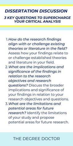 a blue and white poster with the words,'dissection discussion key questions to supercharge your critical analyses '