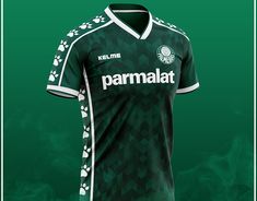 the soccer jersey is green and white