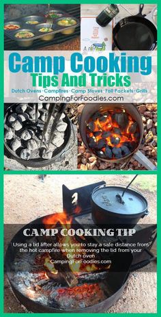 camp cooking tips and tricks that are easy to use in the kitchen, camping food