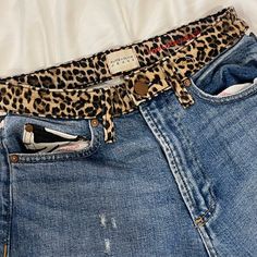 Seriously The Cutest Jeans With Zebra And Cheetah Print Details To Spice Up Any Outfit! Too Big On Me Now, And Only Worn A Few Times! Animal Print Jeans, Print Jeans, Cute Jeans, Jeans Color, Me Now, Spice Up, Cheetah Print, Alice Olivia, Stockholm