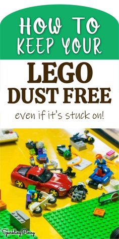 lego dust free activity for kids to play with and learn how to keep their toys clean