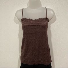 Size L Brand New, No Tags ** Top Rated Seller ** Same Day Shipping Or Next Day ** All Reasonable Offers Welcomed ** 10% Discounts Bundles ** New Listings Daily! Beige Sleeveless Tank Top With Built-in Bra, Casual Brown Tops With Built-in Bra, Chic Sleeveless Lace Top With Built-in Bra, Beige Cami Vest Top, Brown Stretch Camisole For Summer, Stretch Brown Camisole For Summer, Beige Camisole Vest Top, Brown Top With Built-in Bra For Spring, Brown Cami Top For Spring