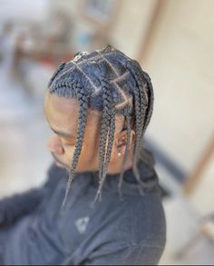 Men Braids Hairstyles Full Head, Plats Braids For Men, Female Braids, Braids Boys, Mens Twists Hairstyles, Boy Braids, Hair Braid Designs