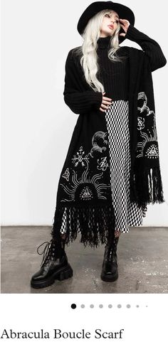 The Mage, Boho Witch, Pagan Symbols, Boho Goth, Goth Outfits, Dark Fashion, Winter Looks, Outfits Casuales, Gothic Fashion