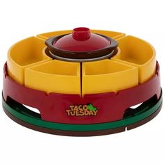 the taco tuesday toy is shown with its lid open and it's on display