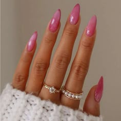 Super Cute And Stylish Ships In 5-10 Business Days August Bday Nails, Sheer Hot Pink Nails, Barbie Movie Inspired Nails, Magenta Jelly Nails, Opaque Glitter Nails, Mermaid Pink Nails, Pearl Pink Nails Acrylic, Pink Sparkly Dip Nails, Glitter Pink Nails Acrylic