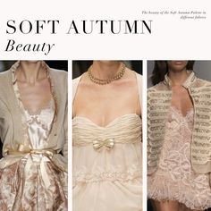 Soft Autumn palette inspiration 🤍 . #coloranalysis #softautumn #autumnpalette #colouranalysis #coloranalyst Soft Autumn Inspiration, Soft Classic Soft Autumn, Soft Autumn Winter Outfits, Soft Autumn Summer Outfits, Soft Autumn Style, Soft Natural Aesthetic, Soft Autumn Celebrities, Soft Autumn Light