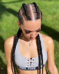 #braid #braidhairstyle #hairstyle #beauty #cute Rate This Hairstyle ⭐️1-10 Save & Follow, i will update every week.😜 Black Women Box Braids, Front Braid, Hair For Black Women, Front Braids, Feed In Braids Hairstyles, Wacky Hair Days, Lace Braid, Natural Afro Hairstyles