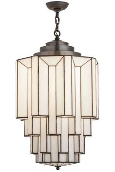 Meyda Tiffany - 212317 - One Light Pendant - Paramount - Craftsman Brown Interior Art Deco, Movie Theaters, Dramatic Lighting, Antique Iron, Wallpaper Vintage, Glitz And Glam, Custom Lighting, Lighting Sale, White Art