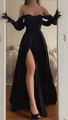 Unique Formal Dresses, Classy Prom, Outfit Elegant, Prom Dresses Black, Classy Prom Dresses, 파티 드레스