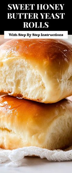 Image for Sweet Honey Butter Yeast Rolls Honey Milk Dinner Rolls, Fluffy Thanksgiving Rolls, Best Easy Yeast Rolls, Salted Honey Dinner Rolls, Yeast Rolls With Bread Flour, Soft Butter Bun Recipe, The Best Dinner Rolls Ever, Honey Butter Rolls Recipe, Honey Butter Yeast Rolls