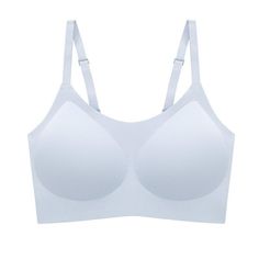 This body-adaptive seamless bra offers the ultimate combination of comfort and support, perfect for everyday wear. Designed with smooth, soft fabric, it provides a gentle, barely-there feel, while the wireless construction ensures maximum comfort without compromising on shape. The adjustable straps allow for a customisable fit, and the seamless design makes it invisible under clothing, ideal for any outfit. With a minimalist and sleek look, this bra is a must-have addition to your lingerie collection. Perfect for women looking for both style and practicality, this seamless bra is available in soft, subtle blue and lilac hue. *One size fits UK sizes 8 - 12 and cups AA - B Bra Items, Seamless Bra, Wireless Bra, Sleek Look, Lingerie Collection, Bra Lingerie, Pastel Blue, Soft Fabric, Halloween Shopping