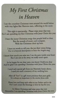 a poem written in the shape of a christmas tree with an image of santa claus on it