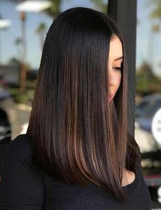 Tuns Bob Lung, One Length Haircuts, Bob Haircut Ideas, Haircuts For Medium Length Hair, Short Hair Lengths, Long Bob Haircuts, Girl Haircuts, Long Bob Hairstyles