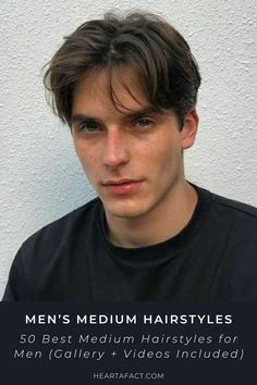 Top 50 Medium-Length Hairstyles for Men: Featuring Galleries and Videos Short Hair Fade, Medium Hairstyles For Men, Hair Styles For Men, Mens Haircuts Straight Hair, Fade Undercut, Mens Medium Length Hairstyles, Medium Length Hair Straight, Hair Evolution