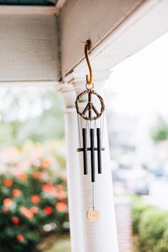 Peace Sign Wind Chime - Ten Thousand Villages Peace Sign Wreath, Need Peace, Chain Scarf, Candle Wall Decor, Patio Planters, Sustainable Kitchen, The Fair, Moon Star, Wind Chime