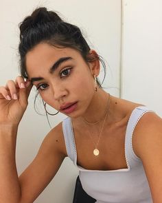 Christina Nadin Instagram, Makeup Eyes, Beauty Goals, Half Up Half Down, Looks Style, Face Skin, Half Up