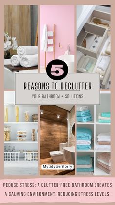 the 5 reasons to declutter your bathroom and linen storage system in five easy steps