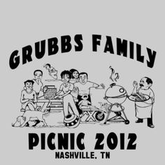 the logo for grubbs family picnic 2012