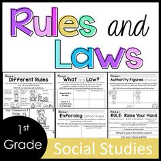 rules and laws for social studies