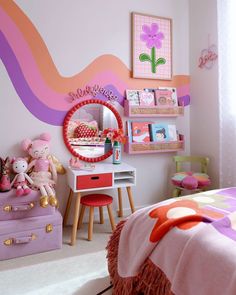 Kids Rooms Inspo, Affordable Bedroom, Toddler Girl Room, Kids Bedroom Inspiration, Toddler Room Decor, Girly Room, Toddler Rooms, Toddler Bedrooms, Kid Room