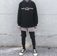 CDG x Supreme fit Boating Outfit, Streetwear Men Outfits, Gothic Outfits, Streetwear Outfit, Mens Streetwear, Mens Street Style, Grunge Outfits, Black Outfit