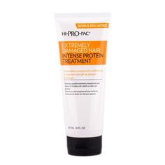 Hi-Pro-Pac - Extremely Damaged Hair Repair Intense Protein Treatment Hair Mask, 8 oz. What it is: Hi Pro Pac Extremely Damaged Hair Intense Protein Treatment imparts exceptional conditioning to improve hair strength and prevent breakage. What it does: An intense protein treatment to treat and correct excessively damaged hair. What else you need to know: Concentrated proteins and active moisturizers improve strength and prevent split ends and breakage in only 2-5 minutes. Size: 8 fl oz. Protein Deep Conditioner, Extremely Damaged Hair, Argan Oil Hair Mask, Deep Conditioning Hair, Coconut Oil Hair Mask, Hydrating Hair Mask, Hair Repair Mask, Hair Frizz, Coconut Oil Hair