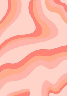 an abstract pink and beige background with wavy lines