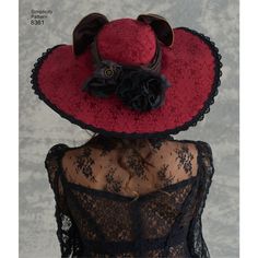 "Simplicity Pattern 8361 Hats by Arkivestry help you add that extra special touch to your costume. This pattern offers four styles--a top hat with detachable hat band, steampunk topper, wide brim hat and a tricorne--and three sizes: S (21\"), M (22\"), L (23\"). Size: S-L New and Unused." Vintage Fitted Top Hat For Cosplay, Vintage Fitted Costume Hats For Cosplay, Fitted Vintage Costume Hats And Headpieces For Cosplay, Vintage Fitted Costume Hats And Headpieces For Cosplay, Fitted Costume Accessories With Short Brim For Costume Party, Fitted Vintage Hat For Cosplay, Vintage Fitted Hat For Cosplay, Vintage Fitted Hat For Costume Party, Fitted Hat With Curved Brim For Cosplay