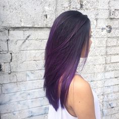 Dark Purple Hair Color, Pretty Hair Color, Pinterest Hair, Paul Mitchell