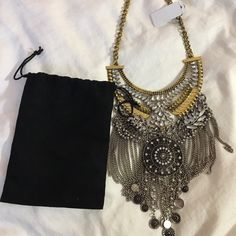 Brand New And It Comes With A Dust Pouch. Fashion Statement Piece That Can Dress Up Any Outfit. Necklace Stack, Accesories Jewelry, Story Board, Aesthetic Style, Aesthetic Fashion, Timeless Pieces, Fashion Statement, Womens Jewelry Necklace, Statement Pieces