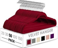 the velvet hanger is packed with clothes