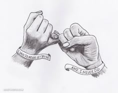 Drawings For Boyfriend, Pinky Promise, A Day To Remember, Love Drawings, Pencil Art, Art Drawings Sketches