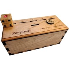 Creative Crafthouse Penny Drop Game - One of the Best Family Games Penny Game, Best Family Games, Garden Playhouse, Wood Working Projects, Woodworking Projects For Beginners, Board Games Diy, Wood Dice, Pub Games, Laser Projects