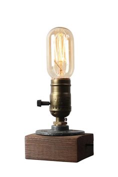 Vintage Edison Bulb Table Lamp Edison Bulb Table Lamp, Rustic Industrial Design, Edison Bulb Lamp, Vintage Edison Bulbs, Accent Lamp, Rustic Industrial, Edison Bulb, Interior Styles, Old World Charm