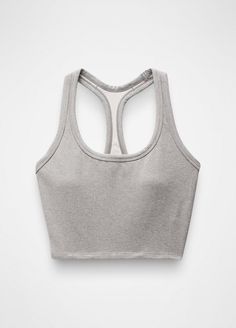 A super-soft scoop neck racerback bralette that offers medium support. Virtual Closet, Sleek Look, Bralette, Heather Grey, Scoop Neck, Sewing, Grey, Closet