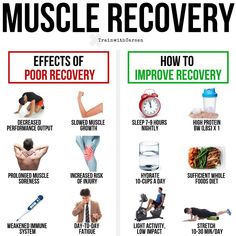 an image of the effects of muscle recovery and how to use it in your life