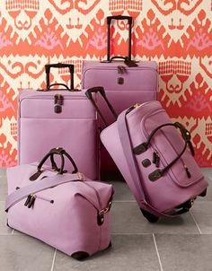 Purple Luggage, Best Travel Luggage, Travel Luggage Set, Best Luggage, Mk Handbags, Cheap Michael Kors, Michael Kors Outlet, Mk Bags