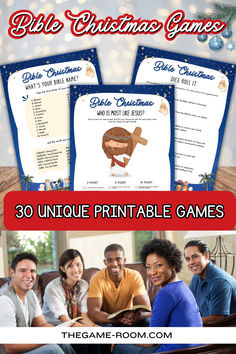 Celebrate the season with these Christian Christmas games! Perfect for families, church groups, or Sunday school, these fun and faith-focused activities bring joy and meaning to your holiday gatherings. From trivia to puzzles, these games are easy to download and sure to create lasting memories centered on the true spirit of Christmas. Christian Christmas Games, Bible Christmas, Games For Families, Lady Games, Christmas Bible, Bible Games, Scavenger Hunts, Holiday Games, Church Events