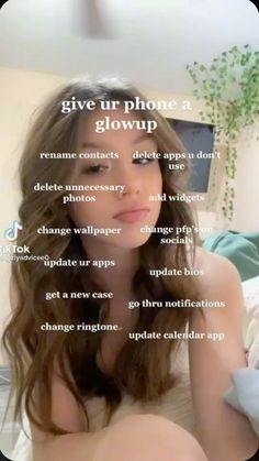 How To Give Your Phone A Glow Up, Phone Glow Up, How To Find My Aesthetic, Teen Advice, Social Life Hacks, What To Do When Bored, Beauty Routine Tips, Things To Do When Bored, Teen Life Hacks