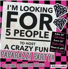 i'm looking for 5 people to host a crazy party