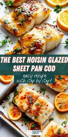 the best hoisin glazed sheet pan food recipe with step by step instructions on how to cook