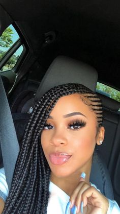 Carrot Braiding Hairstyles, Small Natural Hair Braids, Carrot Styles For Black Women, Half Cornrow Half Single Braids, Carrot With Singles At The Back Hairstyle, Corporate Braids Black Women, New Hairstyles For 2023, Faux Braid Ponytail, Easy Braid Styles For Natural Hair